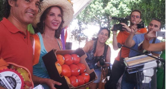 La actriz Victoria Abril paga 300 euros por un tomate