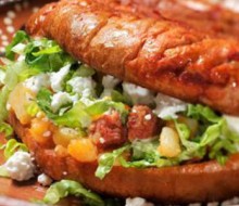 Pambazos de chorizo y papa