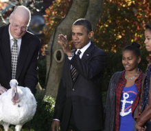 Obama indulta al pavo de Acción de Gracias