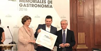 Marcos Morán premiado por mostrar la gastronomía española en el mundo