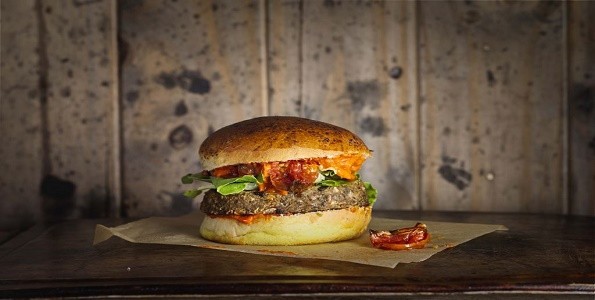Hamburguesa “veggie” de Juliana López May