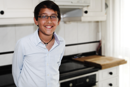 Cambiando la pelota de fútbol por el gorro de cocina