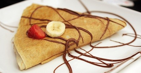 Crepes de chocolate