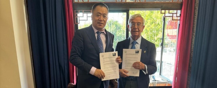 Convenio firmado entre la Academia Iberoamericana de Gastronomía y la Asociación Hispano- China de Gastronomía