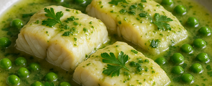 Merluza en salsa verde con alcachofas y guisantes: La receta definitiva de la primavera