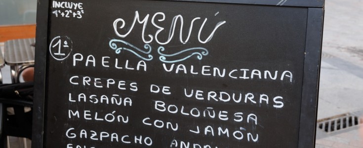 El menú del día se sitúa en 14,2 € de media en España