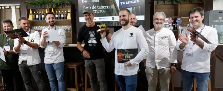 Áxel Smyth, del restaurante Simpar de Santiago de Compostela, gana el Campeonato Mundial de Callos en San Sebastian Gastronomika