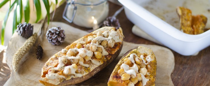 El boniato asado con garbanzos y kale se corona como el plato "superfood" de la temporada