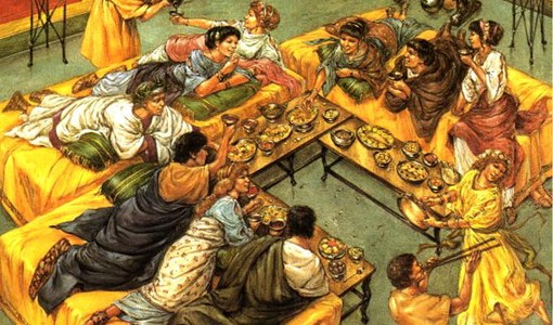 El gusto y la alimentación en la Antigua Roma