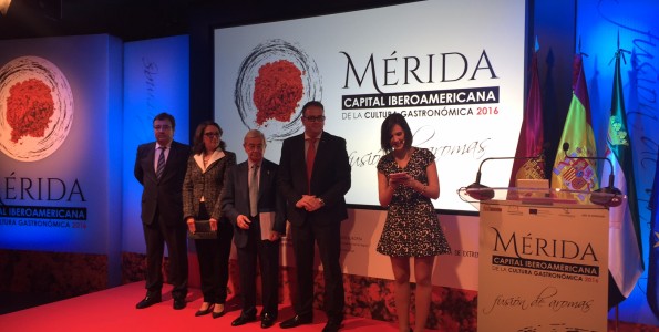 Presentación de Mérida como Capital Iberoamericana de la Gastronomía