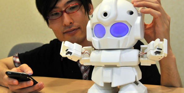 Rapiro, un robot que prepara café