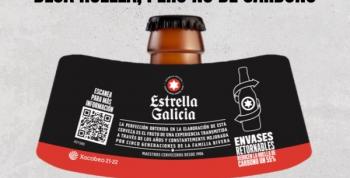 Estrella Galicia lanza una campaña en sus botellas retornables