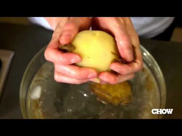 Cómo pelar patatas en 5 segundos